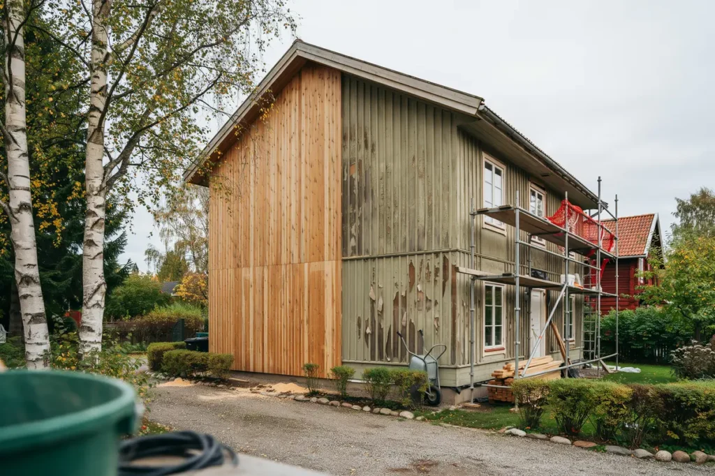 byta fasad p huset materialval kostnad och tecken p att det r dags